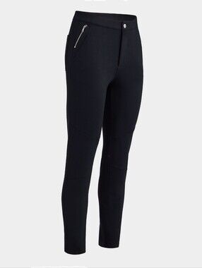 G/Fore Double Knit Moto Leggings Pants Black Size 8